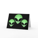 Alien Trio Greeting Card