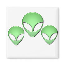 Alien Trio Magnet