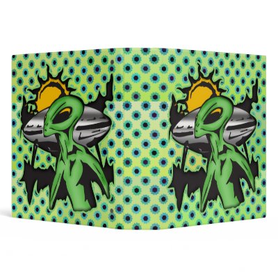Alien UFO Binder by sagart1952