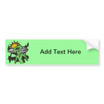 Alien UFO Bumper Stickers