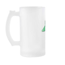 Alien UFO Frosted Beer Mug