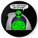 Alien & UFO Keychains &
                                       Flair button