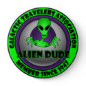 Alien & UFO Keychains &
                                       Flair button