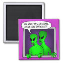 Alien & UFO Keychains &
                                       Flair magnet