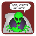 Alien & UFO Keychains
                                       & Flair sticker
