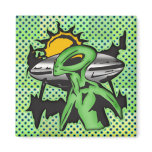 Alien UFO Refrigerator Magnet
