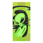 Alien UFO Pilot Custom Rack Card Alien UFO Pilot Custom Rack Card