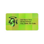 Alien UFO Pilot Personalized Address Label