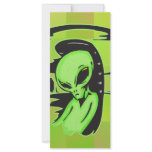 Alien UFO Pilot Custom Rack Card