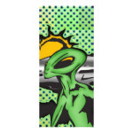 Alien UFO Rack Card Template Alien UFO Rack Card Template