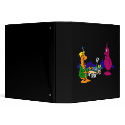 Alien used car rover salesman binders by alien_nation
