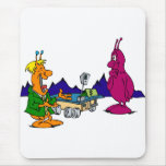 Alien used car rover salesman mouse pad