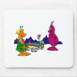 Alien used car rover salesman mouse pads