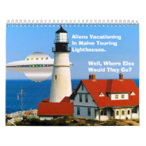 Alien Vacation Wall Calendar