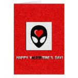 aLiEn Valentine Greeting Card