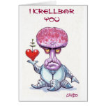 Alien Valentine's Day Card