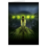 Alien Visitor Greeting Card