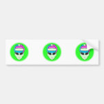 alien volleyball extreme sports design 2 bumper sticker