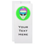 alien volleyball extreme sports design 2 custom rack card
