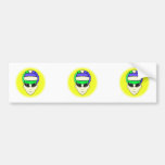 alien volleyball extreme sports design bumper sticker