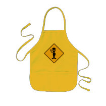 Alien Warning Apron