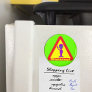 Alien Warning Refrigerator Magnets