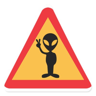 sign alien