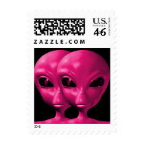 Alien We are here believe 13sm postage
