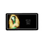 Alien Wearing a Lace Mantilla Custom Address Labels