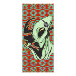 Alien Wired For Music Personalized Rack Card Alien Wired For Music Personalized Rack Card