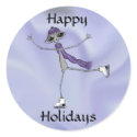 Alien Wishing you Happy Holidays stickers