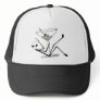 Alien With Alien Fishbowl Mesh Hat