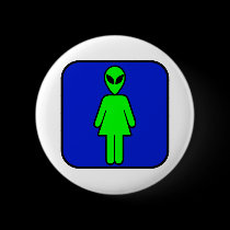 Alien Woman buttons