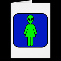 Alien Woman cards