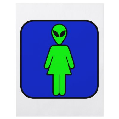 Alien Woman Personalized Flyer by AlienShack