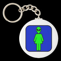 Alien Woman keychains