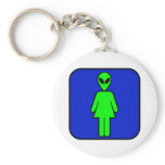 Alien Woman Keychain