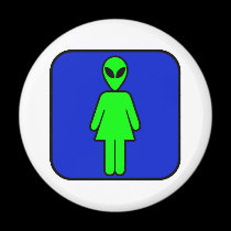 Alien Woman magnets