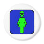 Alien Woman Refrigerator Magnets