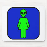 Alien Woman Mousepads