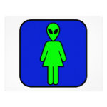 Alien Woman Personalized Invitations Alien Woman Personalized Invitations