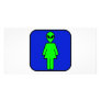 Alien Woman Custom Photo Card