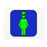 Alien Woman Post Card