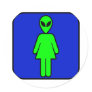 Alien Woman Stickers