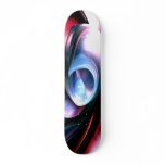 Alien Worlds Abstract Skateboard