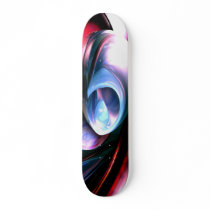 Alien Worlds Abstract Skateboard