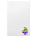 Alien yellow coaster customized stationery