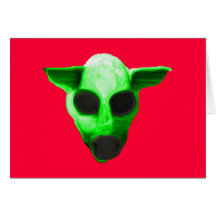 alienmonster greeting cards