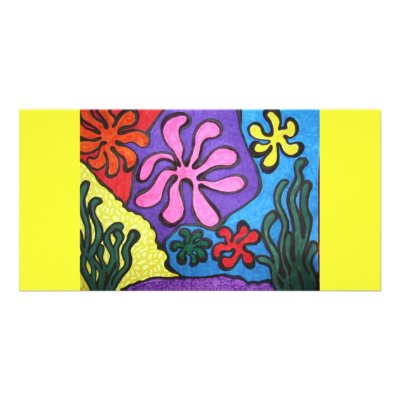 AlienOceanLife Personalized Photo Card by CreativeColours