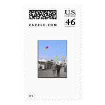 Aliens Above The Fair postage